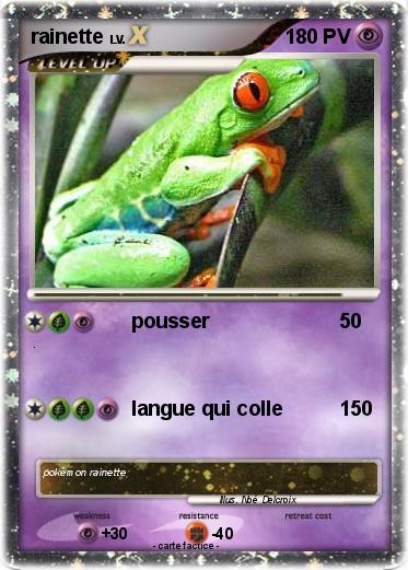 Pokemon rainette