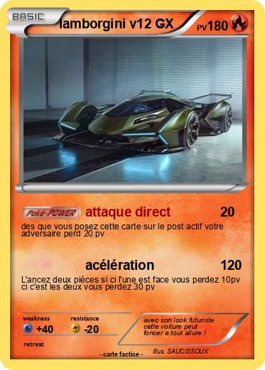Pokemon lamborgini v12 GX
