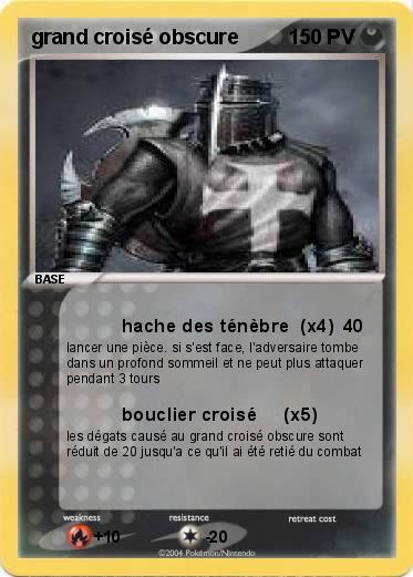 Pokemon grand croisé obscure