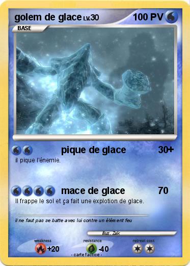 Pokemon golem de glace