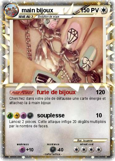 Pokemon main bijoux