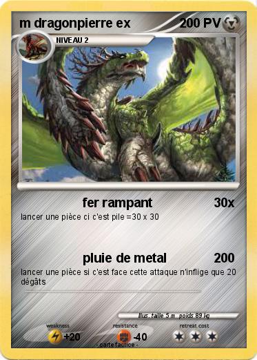 Pokemon m dragonpierre ex