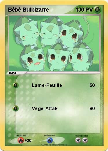 Pokemon Bébé Bulbizarre