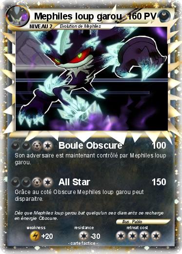 Pokemon Mephiles loup garou