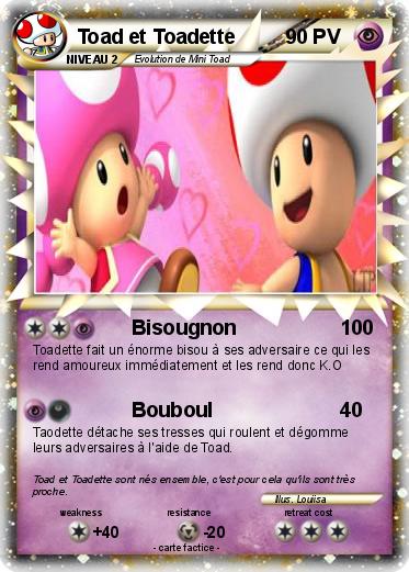 Pokemon Toad et Toadette