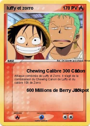 Pokemon luffy et zorro