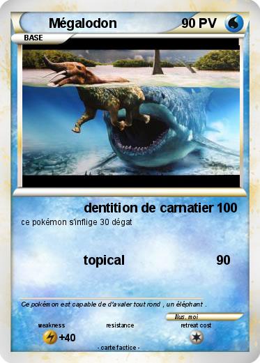 Pokemon Mégalodon