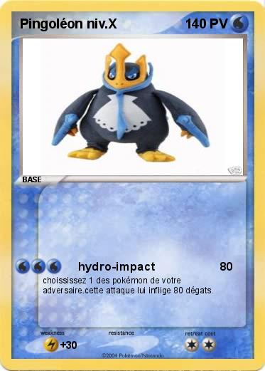Pokemon Pingoléon niv.X