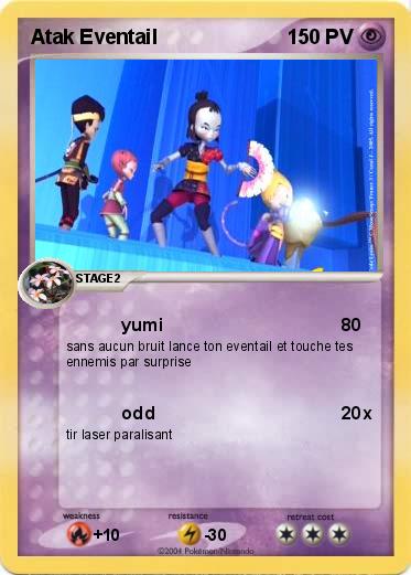 Pokemon Atak Eventail