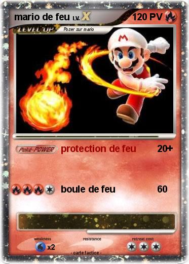 Pokemon mario de feu
