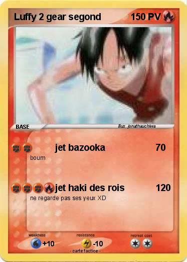 Pokemon Luffy 2 gear segond