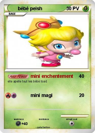 Pokemon bébé peish