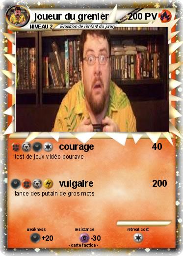 Pokemon joueur du grenier