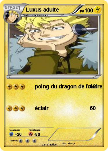 Pokemon Luxus adulte