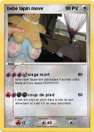 Pokemon bebe lapin move