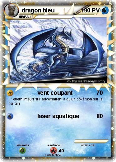 Pokemon dragon bleu