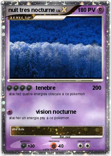 Pokemon nuit tres nocturne