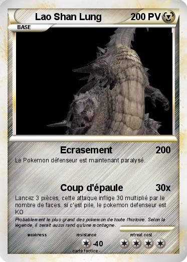 Pokemon Lao Shan Lung