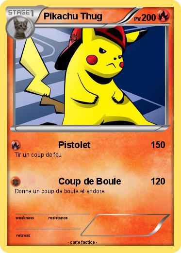 Pokemon Pikachu Thug