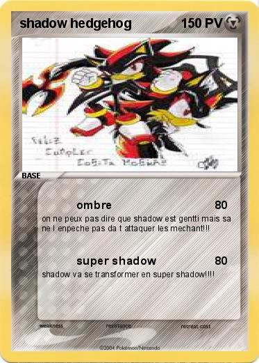 Pokemon shadow hedgehog