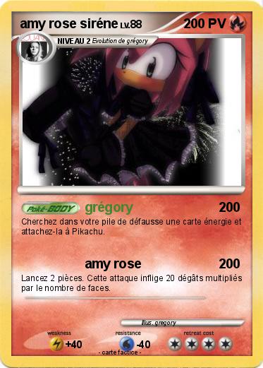 Pokemon amy rose siréne