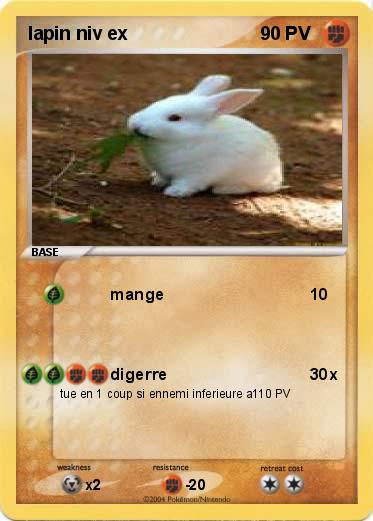 Pokemon lapin niv ex