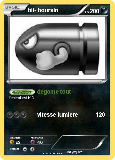 Pokemon bil- bourain