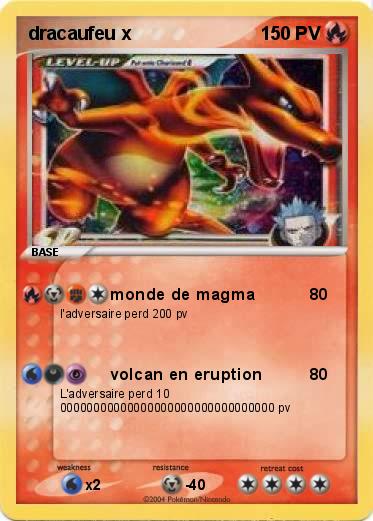 Pokemon dracaufeu x