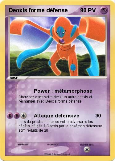 Pokemon Deoxis forme défense