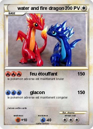 Pokemon water and fire dragon