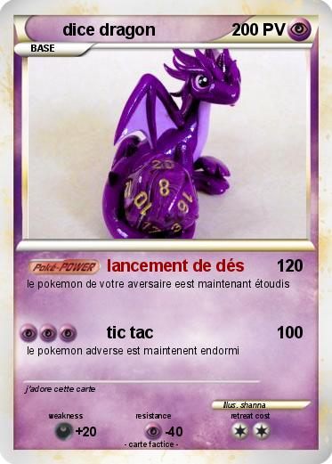 Pokemon dice dragon
