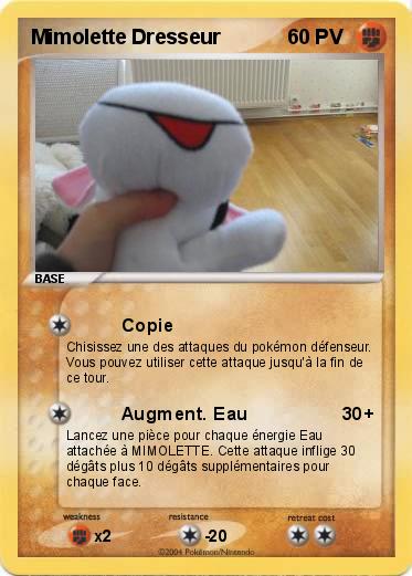 Pokemon Mimolette Dresseur