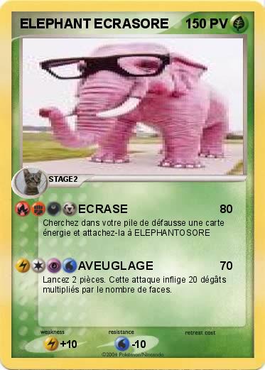 Pokemon ELEPHANT ECRASORE