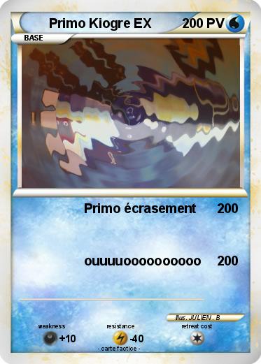Pokemon Primo Kiogre EX