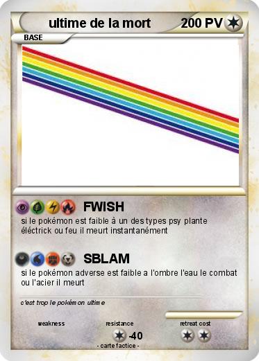 Pokemon ultime de la mort