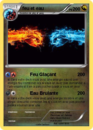 Pokemon feu et eau