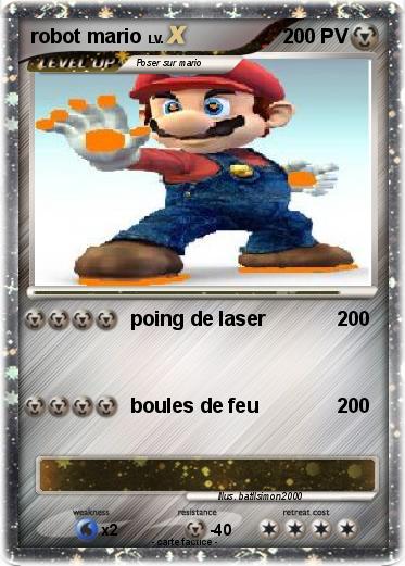 Pokemon robot mario