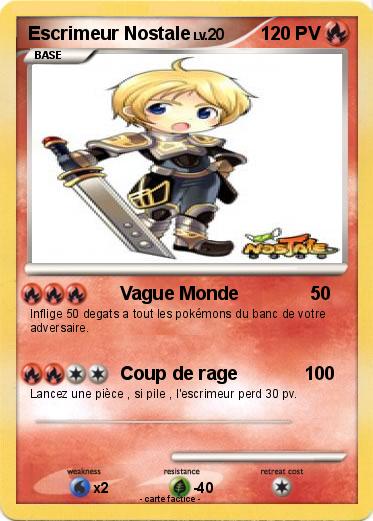 Pokemon Escrimeur Nostale