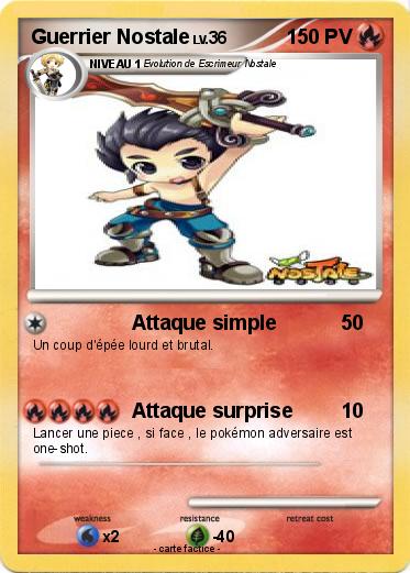 Pokemon Guerrier Nostale