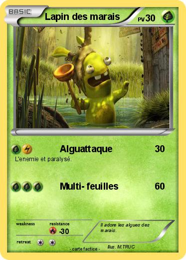 Pokemon Lapin des marais