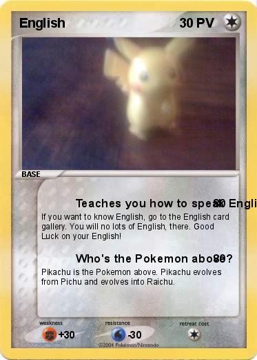 Pokemon English