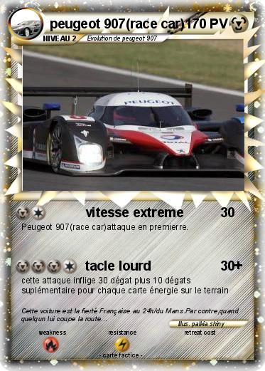 Pokemon peugeot 907(race car)