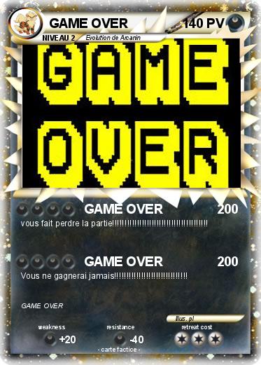 Pokemon GAME OVER