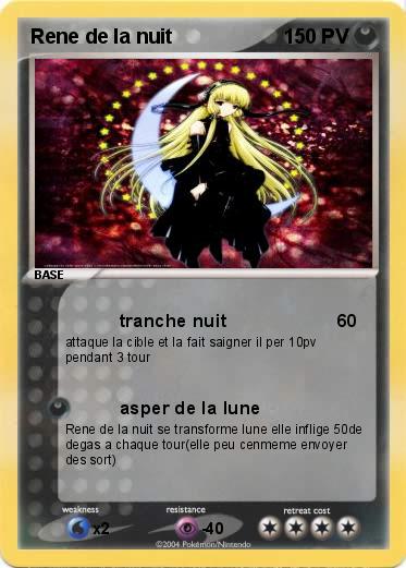 Pokemon Rene de la nuit