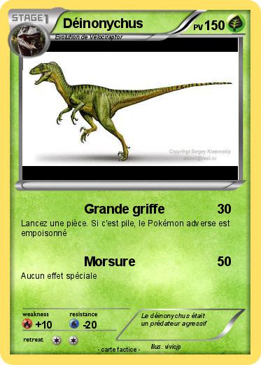 Pokemon Déinonychus