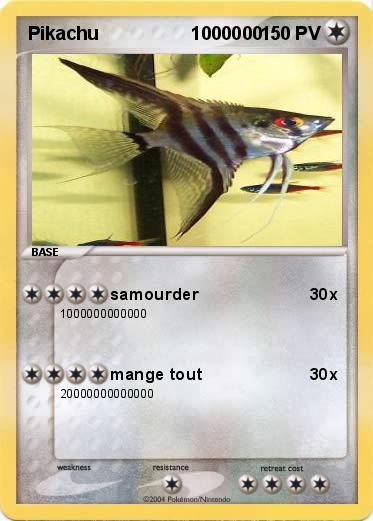 Pokemon Pikachu                  1000000
