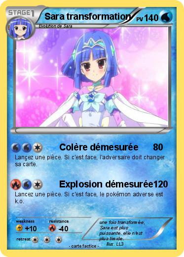 Pokemon Sara transformation