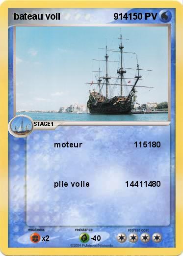 Pokemon bateau voil                     914 