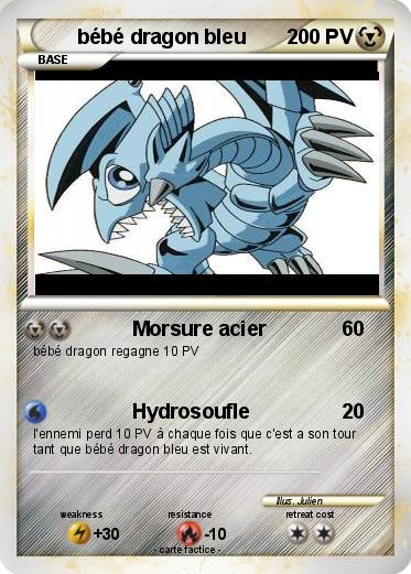 Pokemon bébé dragon bleu