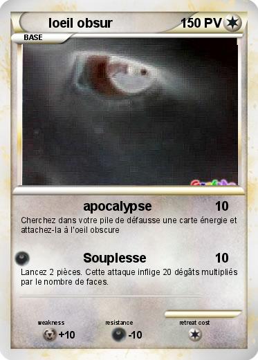 Pokemon loeil obsur